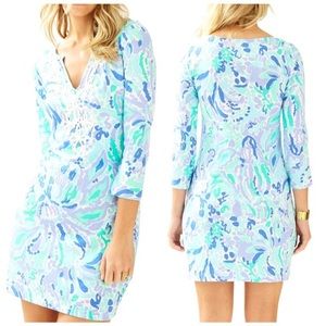 SMALL Lilly Pulitzer Marina Dress Lilac Nice Ink